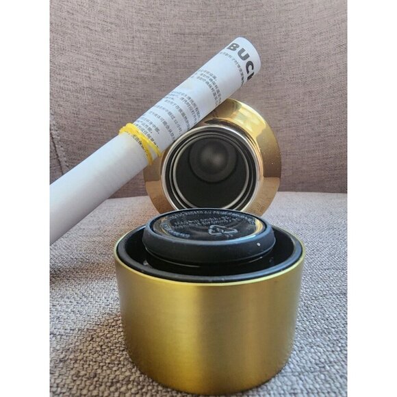 2021 Starbucks Disney World 50th Anniversary Gold Water Bottle Tumbler | 20oz - Picture 9 of 9